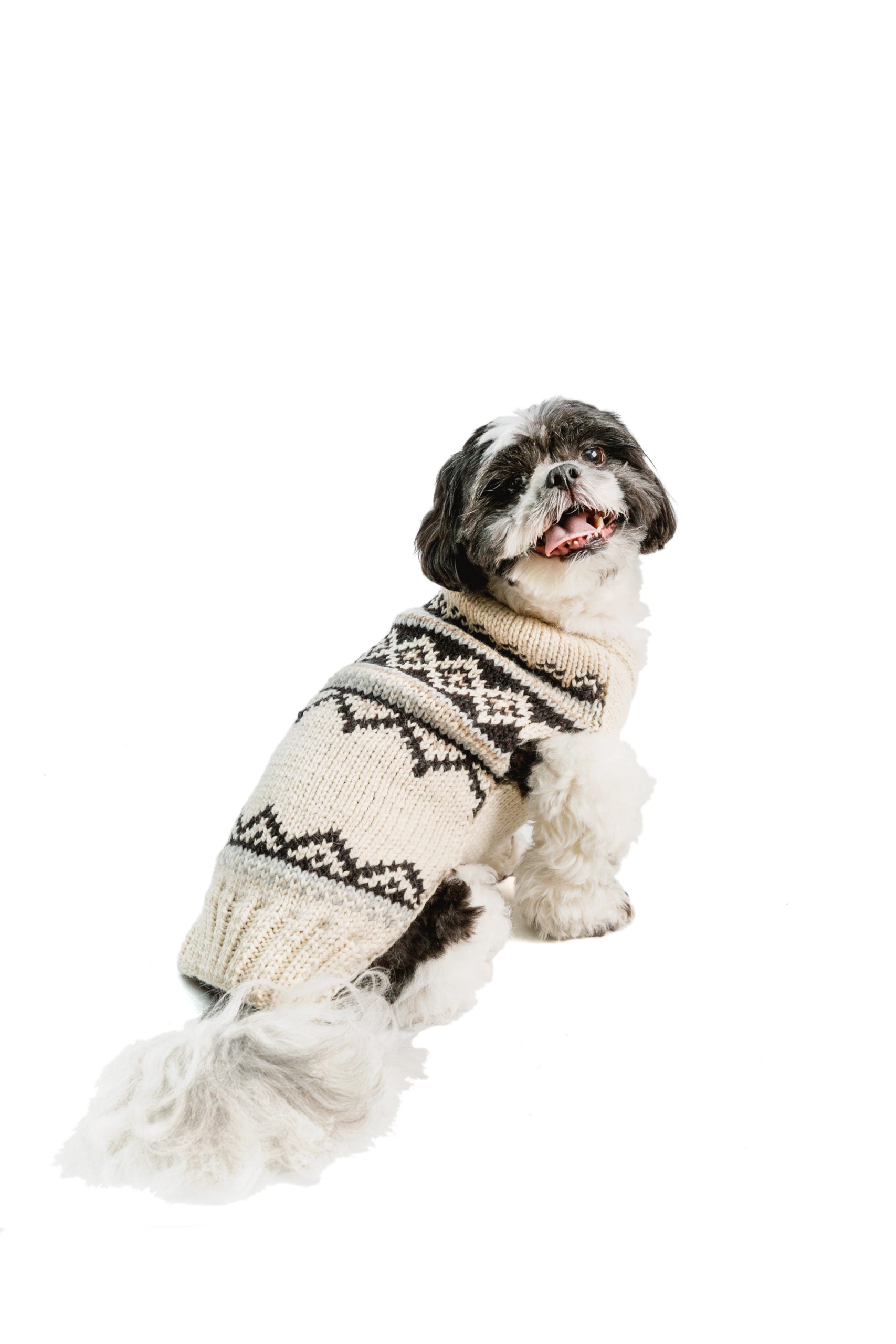 Dog Sweater Alpaca Cream Wyatt