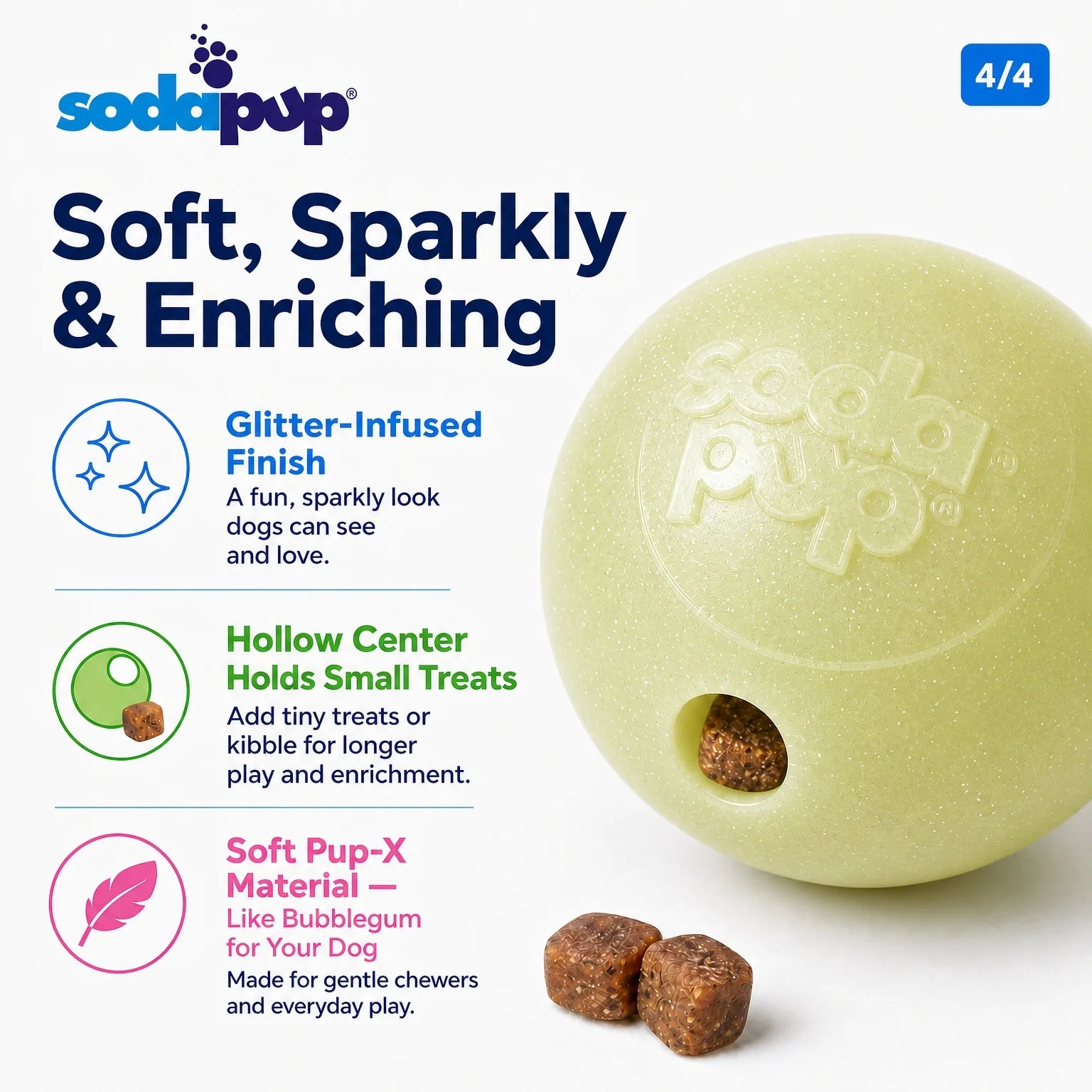 SodaPup - Glitter Ball Glow In The Dark