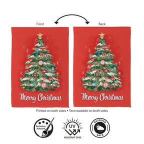 Evergreen Enterprises - Flag Heartfelt Cheer Christmas Tree
