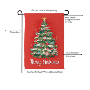 Evergreen Enterprises - Flag Heartfelt Cheer Christmas Tree