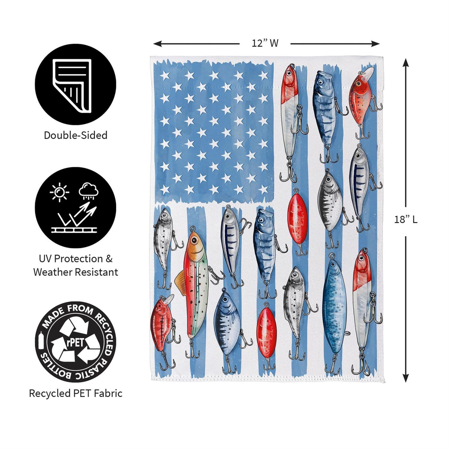 Evergreen Enterprises - Flag Fishing Life