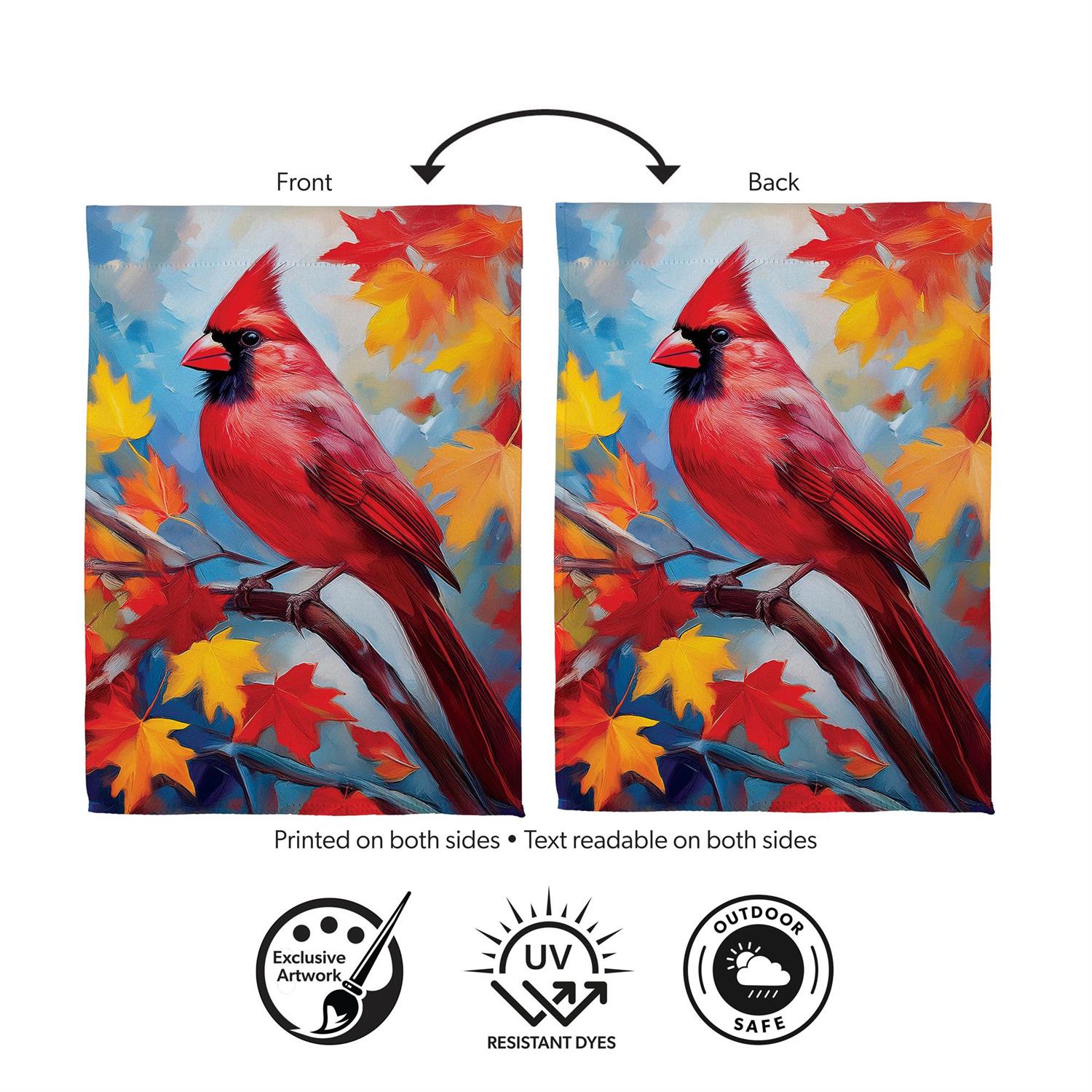 Evergreen Enterprises - Flag Colorful Cardinal