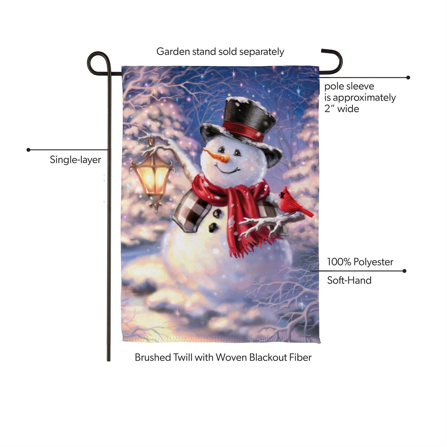 Evergreen Enterprises - Flag Snowman Magic