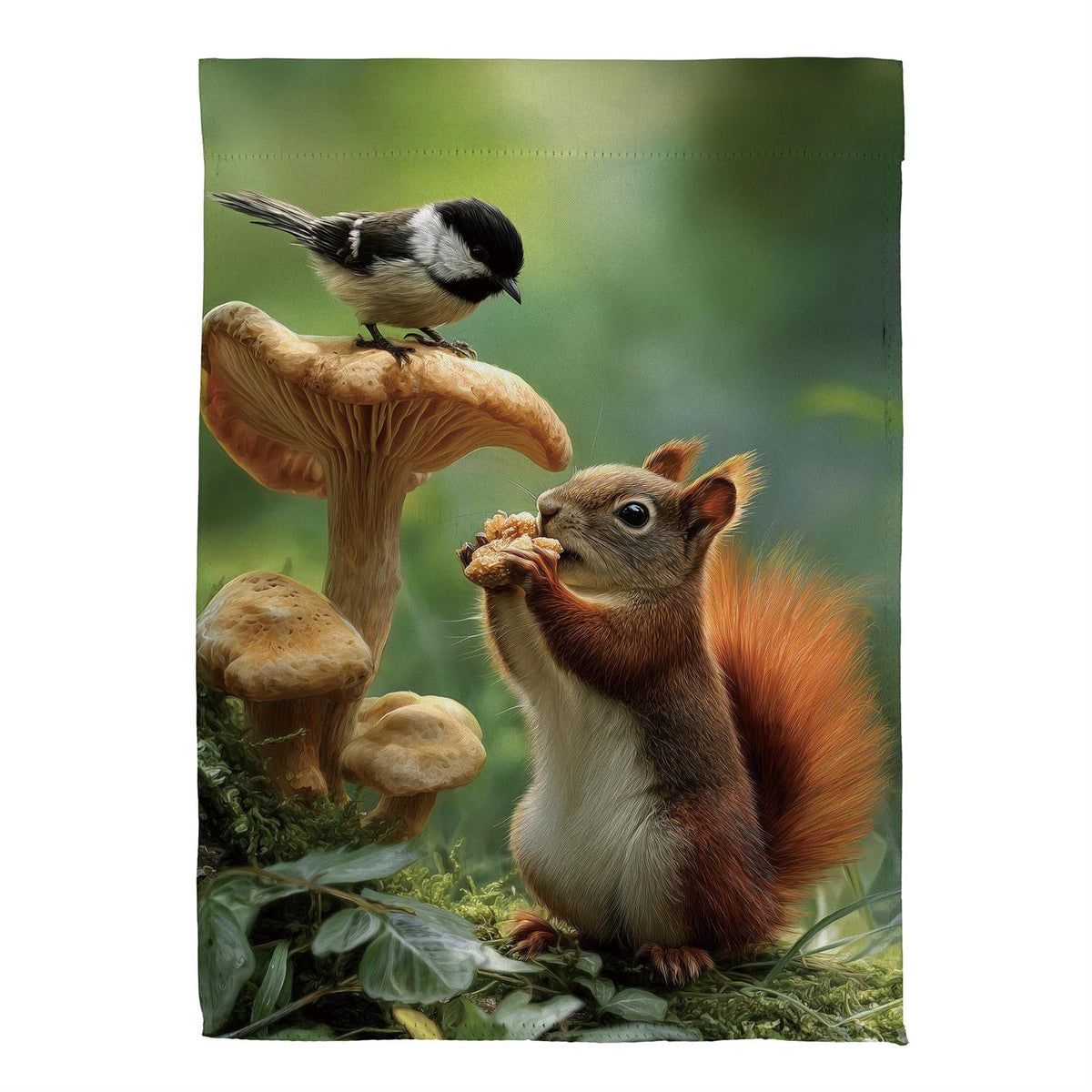 Evergreen Enterprises - Flag Foraging Squirrel