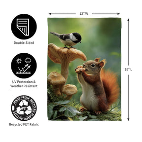Evergreen Enterprises - Flag Foraging Squirrel