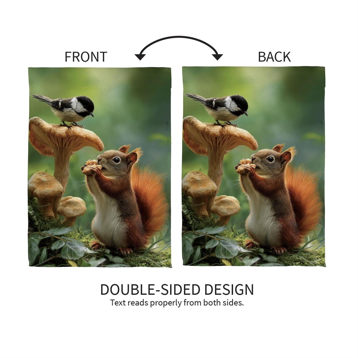 Evergreen Enterprises - Flag Foraging Squirrel