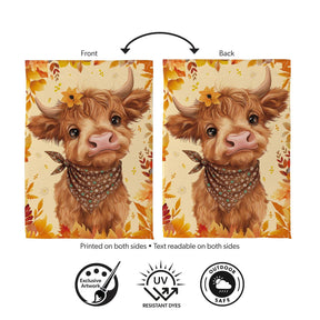 Evergreen Enterprises - Flag Highland Cow