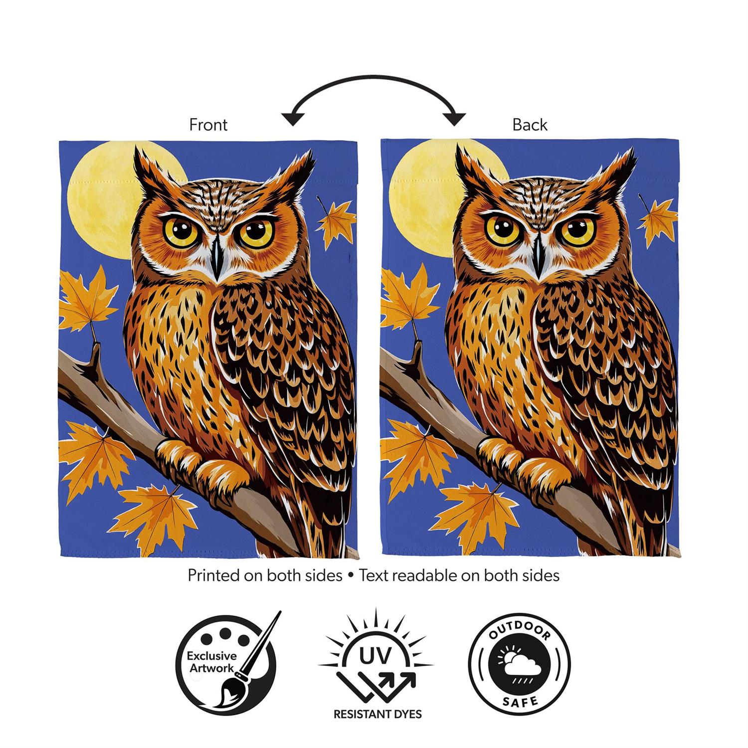 Evergreen Enterprises - Flag Moonlight Owl