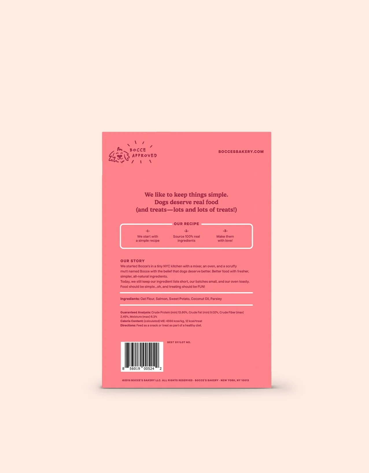 Bocce's Bakery - Salmon Crunchy Dog Treats