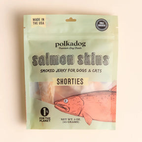 Polkadog - Salmon Skins Smoked Jerky Dog & Cat Treats