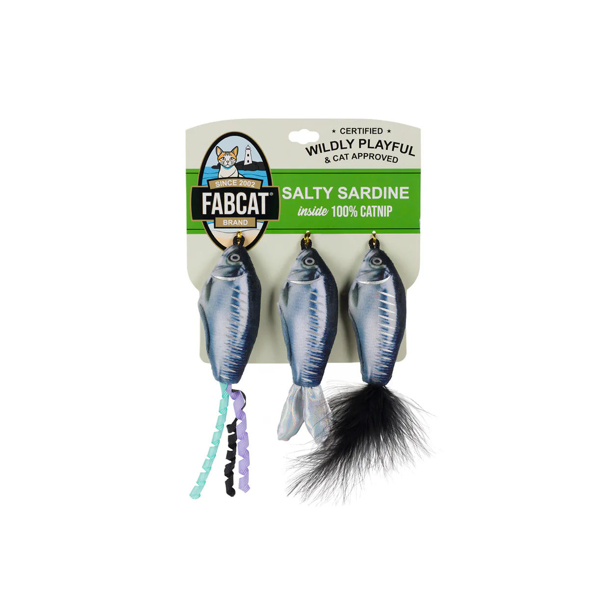 Fabdog - Cat Toy Salty Sardines Foodie