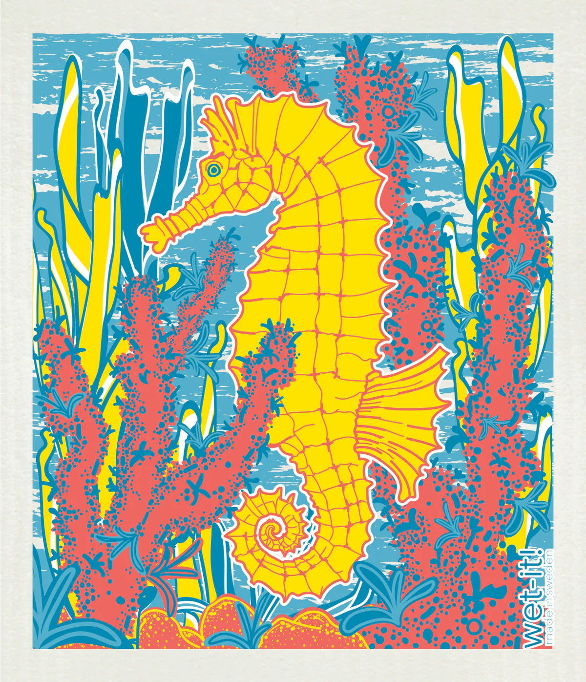 Wet-it! - Salty Seahorse Swedish Cloth