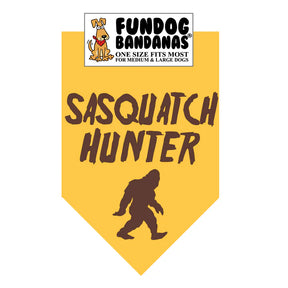 FunDog Bandanas - Dog Bandana SASQUATCH HUNTER