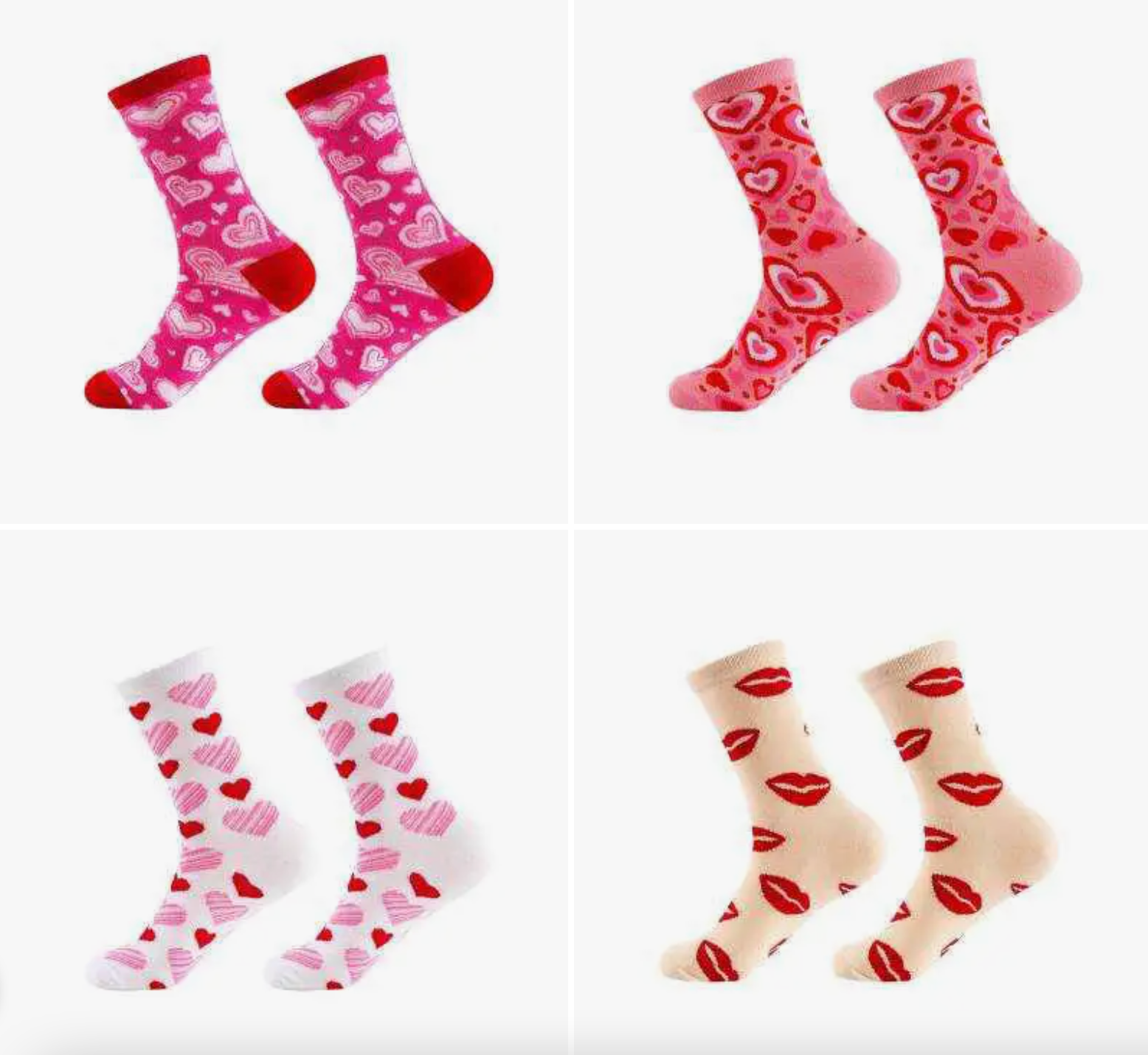 Beauty Stash - Valentine's Socks