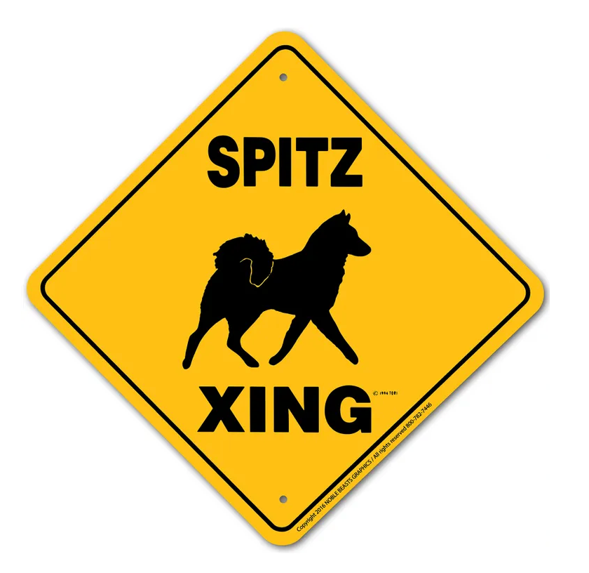 Finnish Spitz X-ing Sign