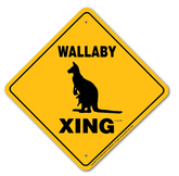 Wallaby X-ing Sign