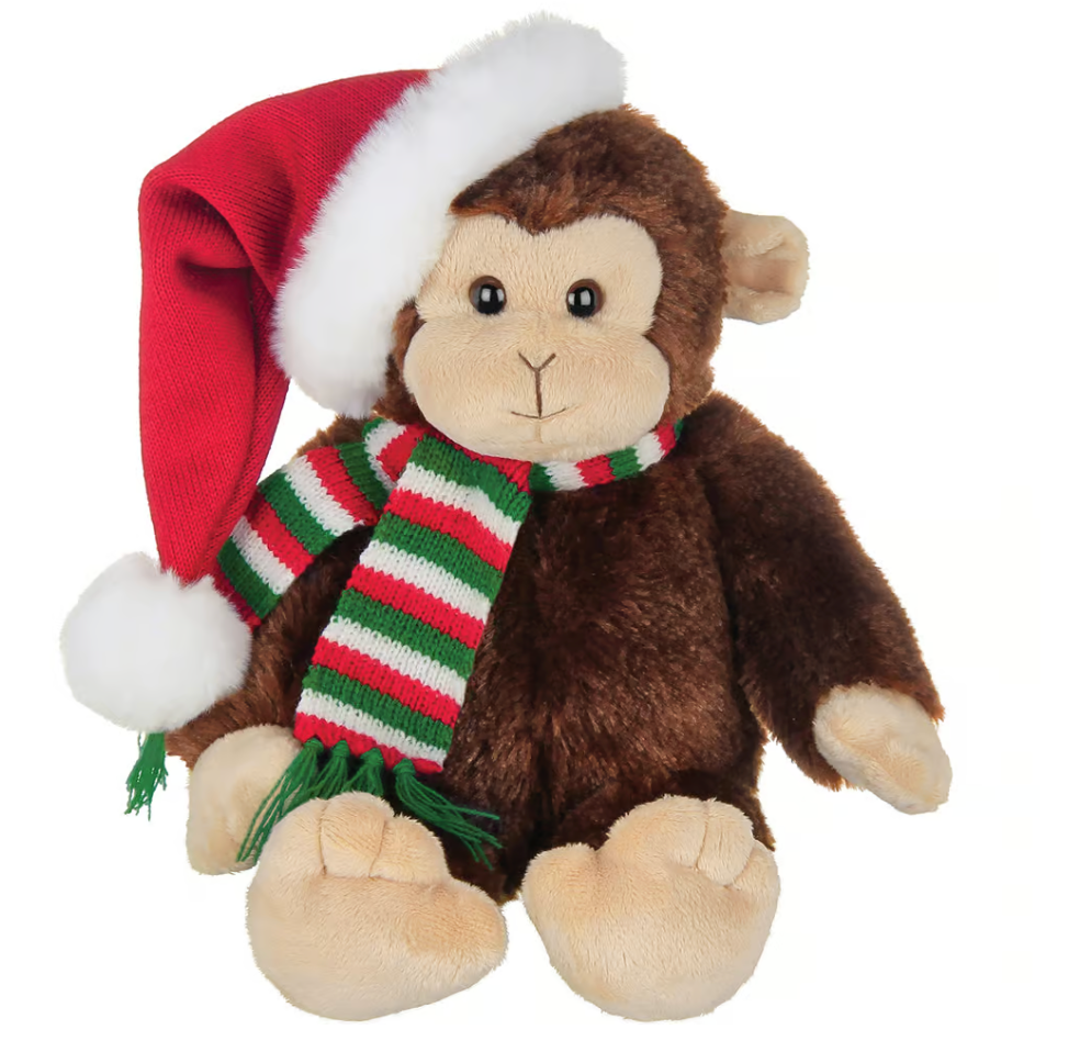 Bearington Collection - Nicky the Christmas Santa Monkey