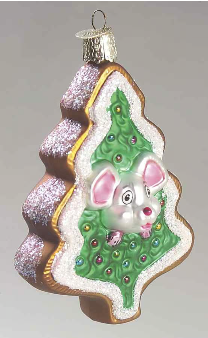 Old World Christmas - Christmas Cookie Mouse Ornament