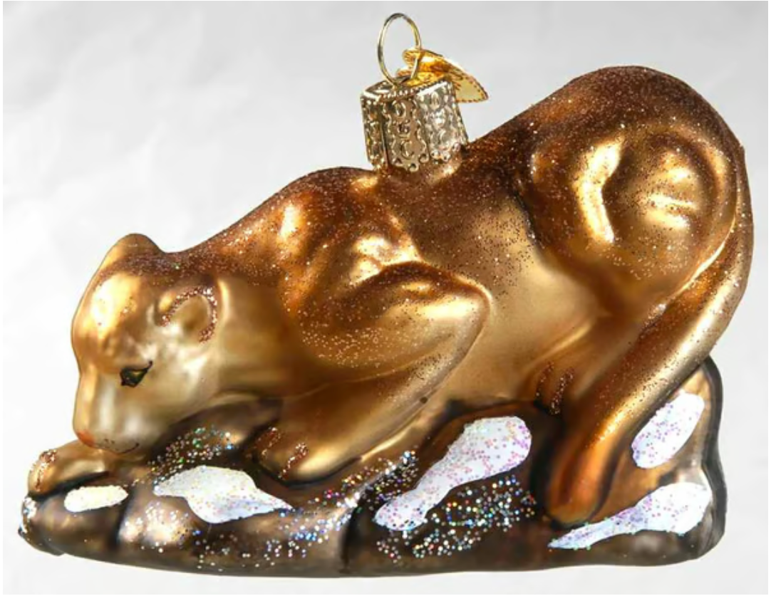 Old World Christmas - Cougar Ornament