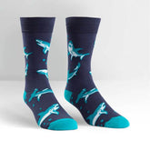 Sock It To Me - Shark Attack Men's Crew Socks