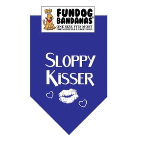 FunDog Bandanas - Dog Bandana Sloppy Kisser