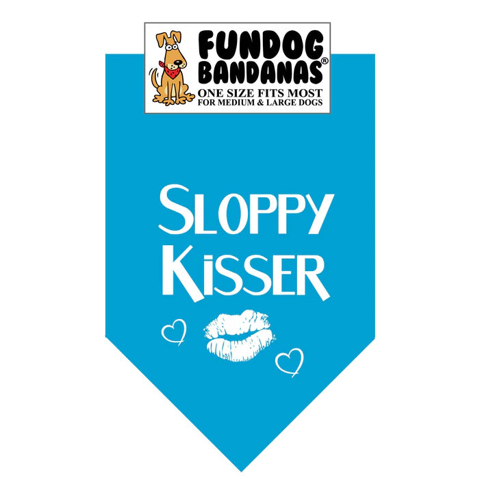 FunDog Bandanas - Dog Bandana Sloppy Kisser