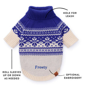 Foggy Dog - Dog Sweater Snow Day