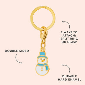 The Foggy Dog - Collar Charm Snowman