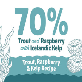 Icelandic+ Soft & Chewy Bites Trout, Raspberry & Kelp Treats For Cats