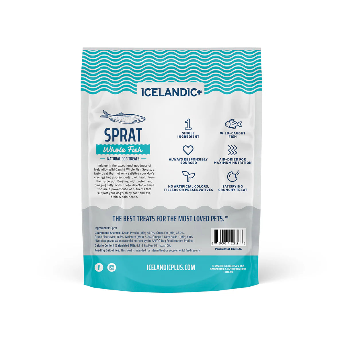 Icelandic+ Sprat Whole Fish Dog Treats