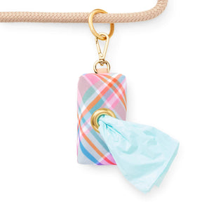Waste Bag Dispenser - Blooming Plaid