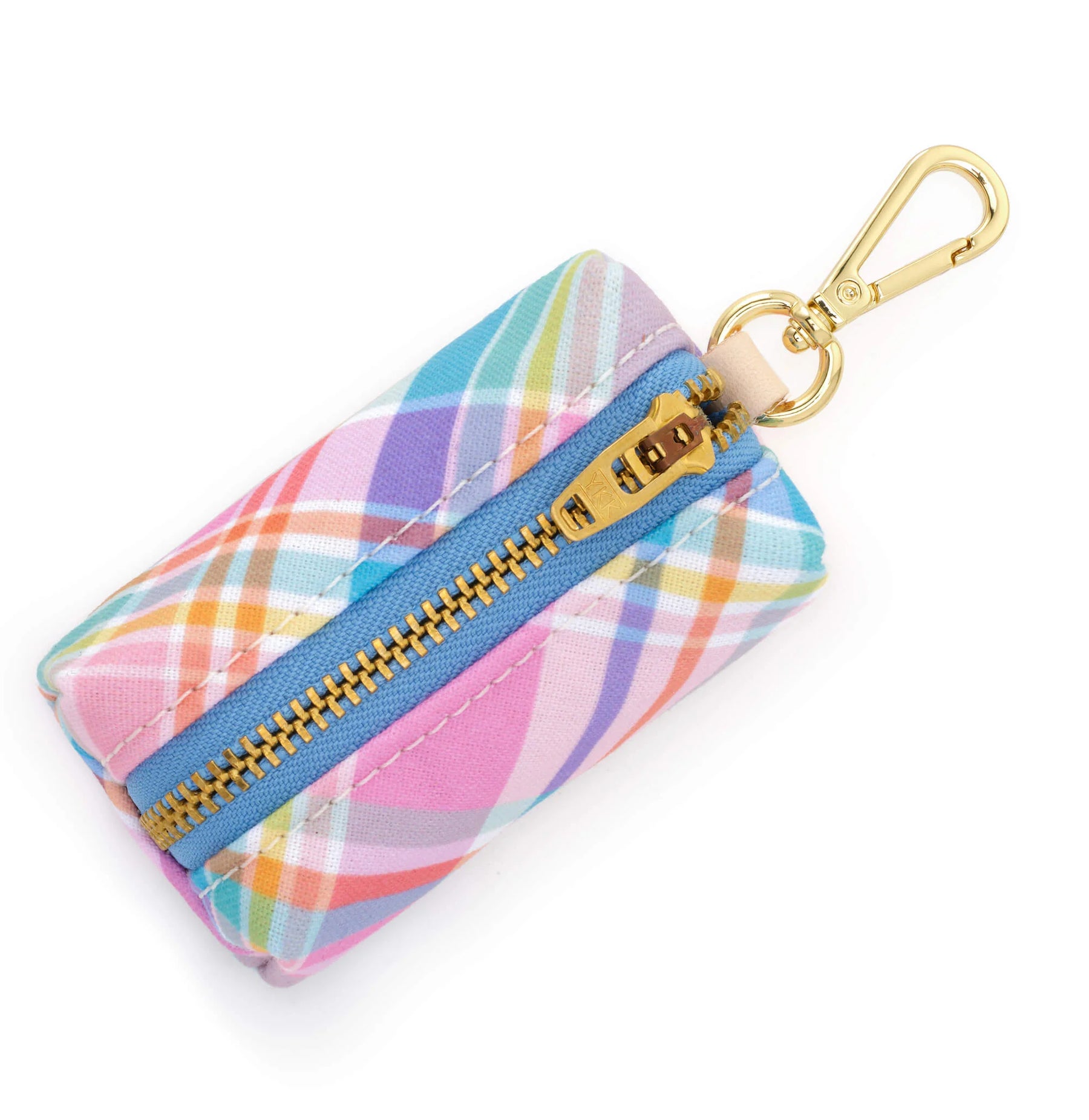 Waste Bag Dispenser - Blooming Plaid