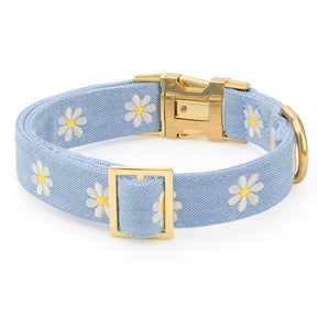 Foggy Dog - Dog Collar Daisy Embroidered