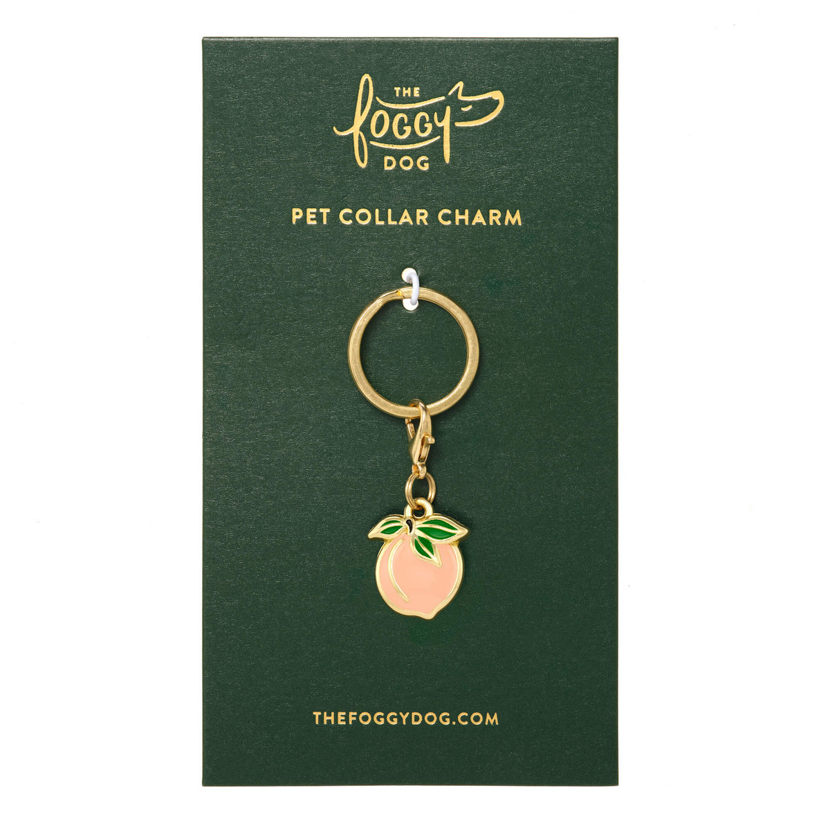 The Foggy Dog - Collar Charm Peach