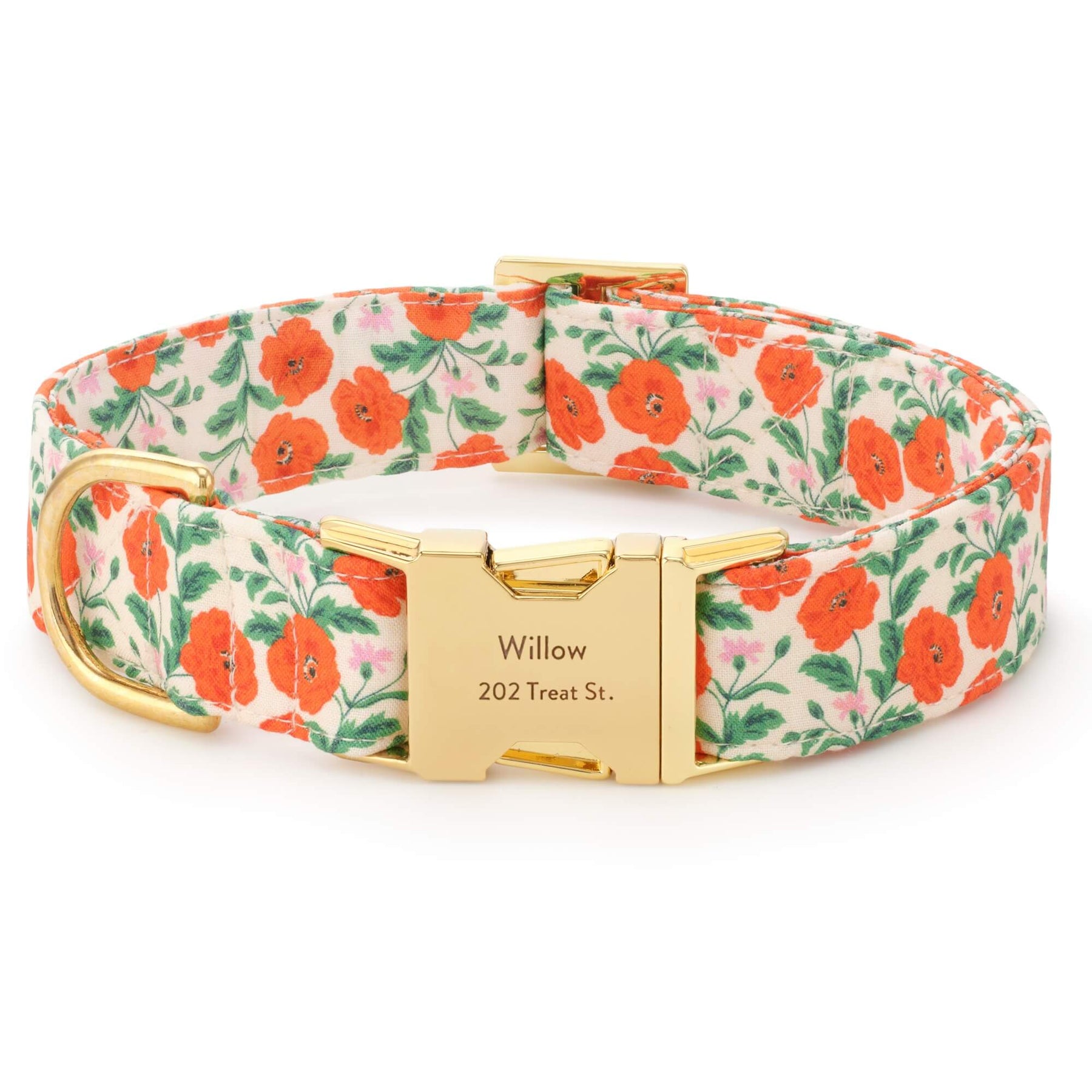 The Foggy Dog - Dog Collar Golden Poppies