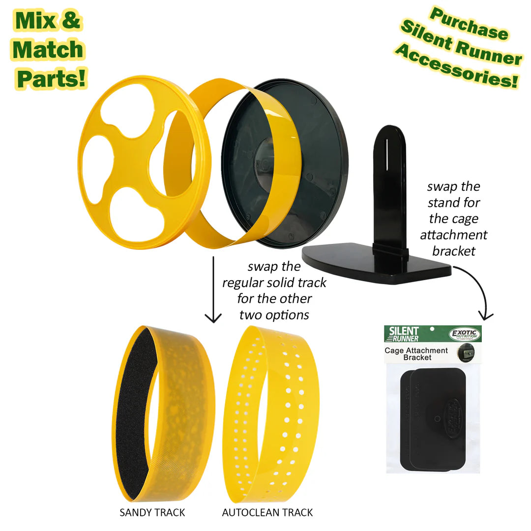 Exotic Nutrition - Silent Runner Yellow Wheel + Stand