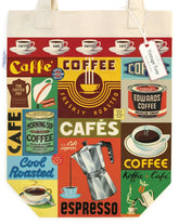 Cavallini Papers & Co - Tote Bag Coffee