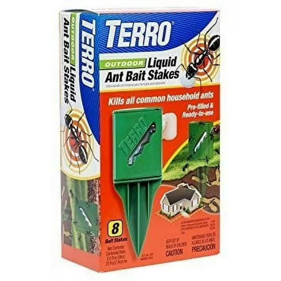 Terro Outdoor Liquid Ant Stakes - Pack of 8