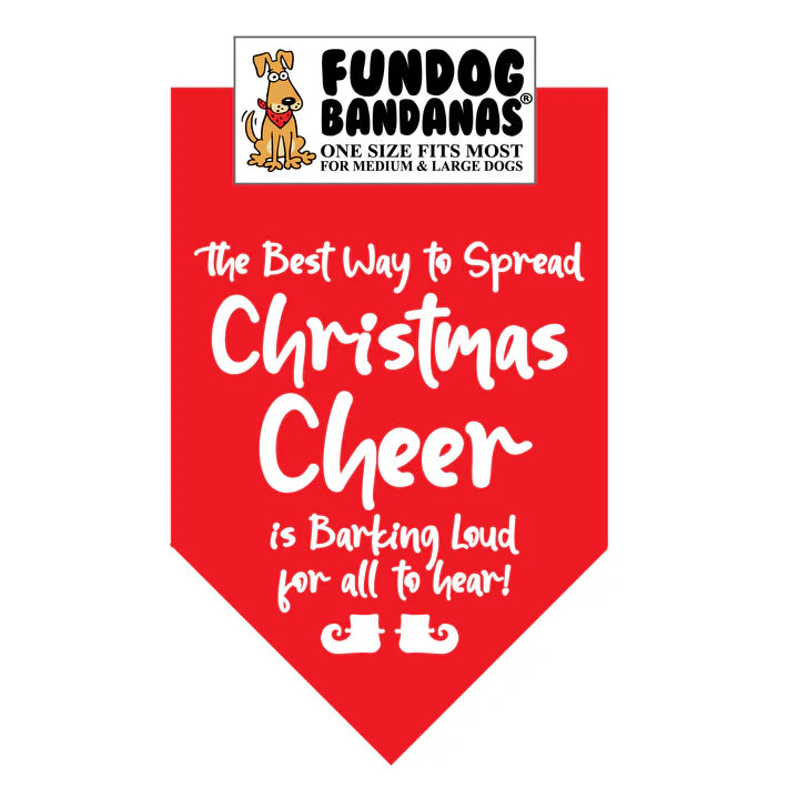 FunDog Bandanas - Dog Bandana The Best Way To Spread Christmas Cheer
