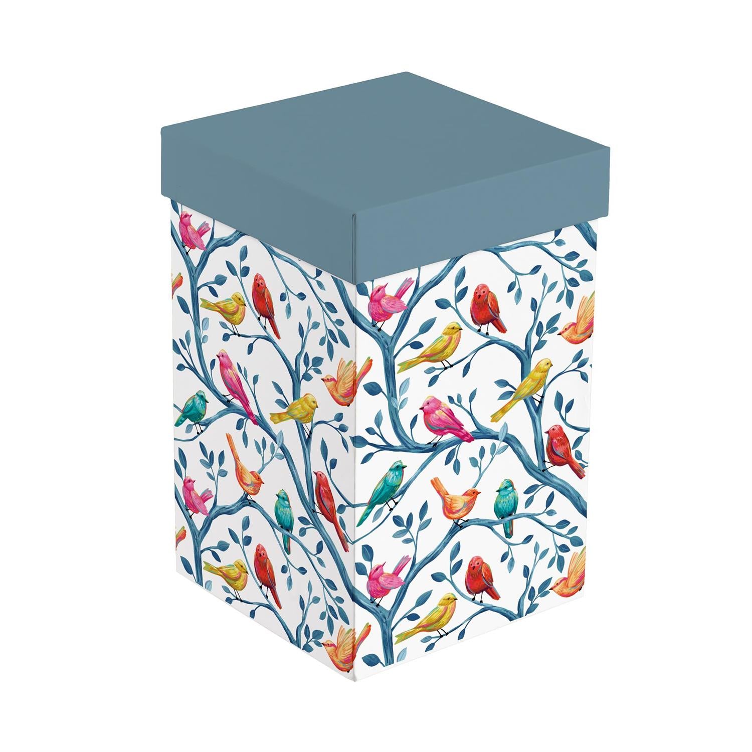 Evergreen Enterprises - Ceramic Cup What She Shed Fantasical Birds w/ Gift Box