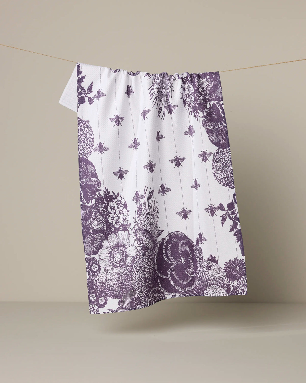 Geometry - Tea Towel Abeolles Noires