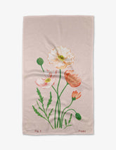 Geometry - Tea Towel August Poppy