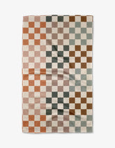 Geometry - Tea Towel Autumn Checkers