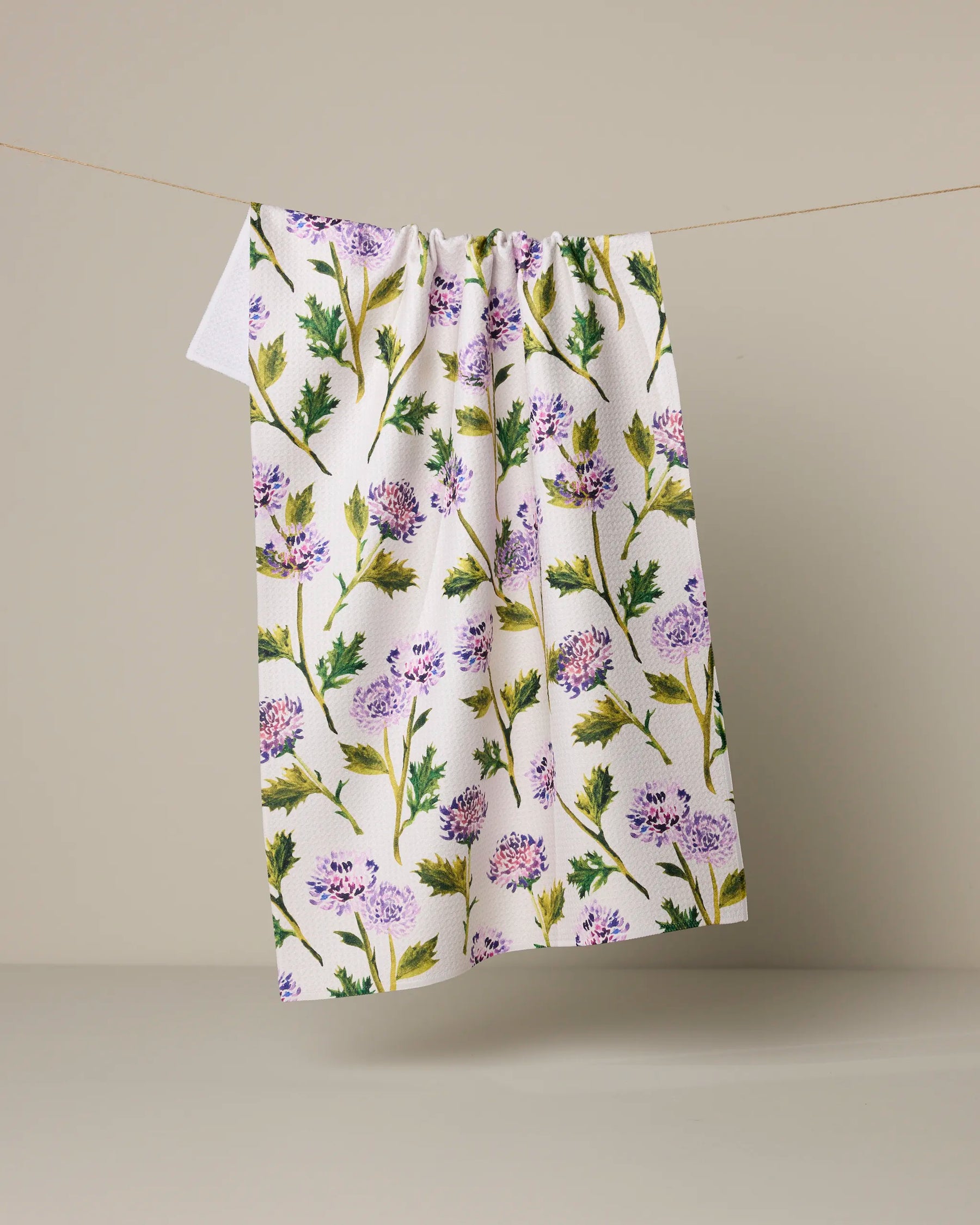 Geometry - Tea Towel Blooming Thistle