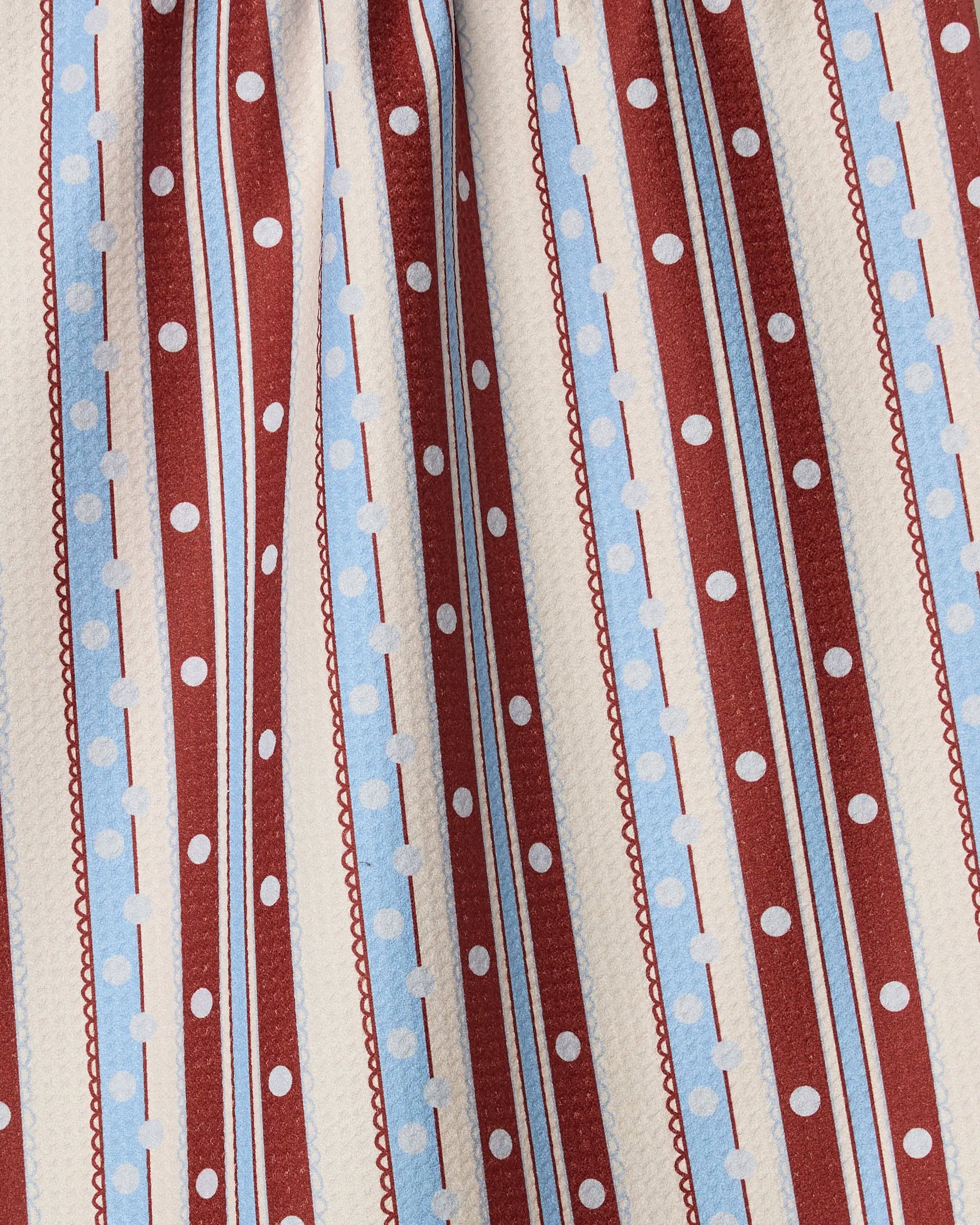 Geometry - Tea Towel Blue Skies Stripes