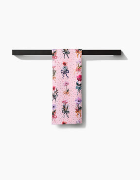 Geometry - Tea Towel Bows And Dots