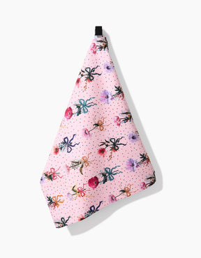 Geometry - Tea Towel Bows And Dots