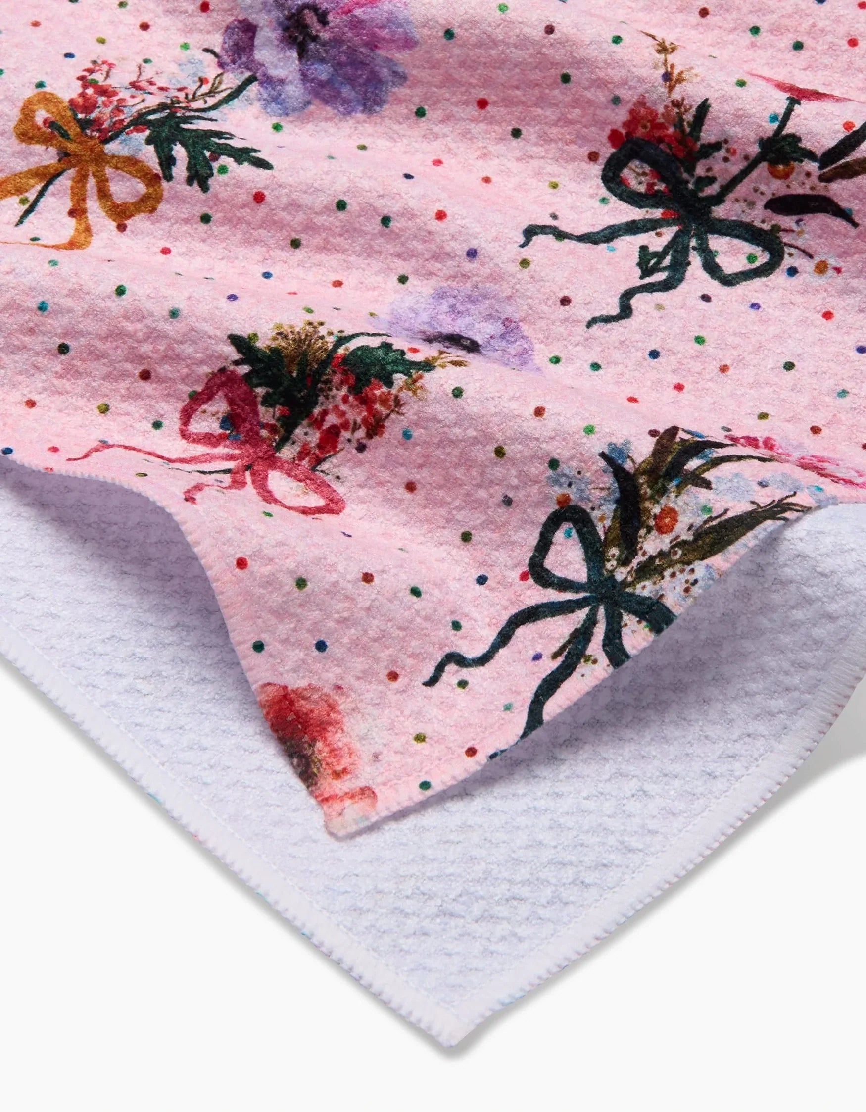 Geometry - Tea Towel Bows And Dots