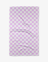 Geometry - Tea Towel Checker Love