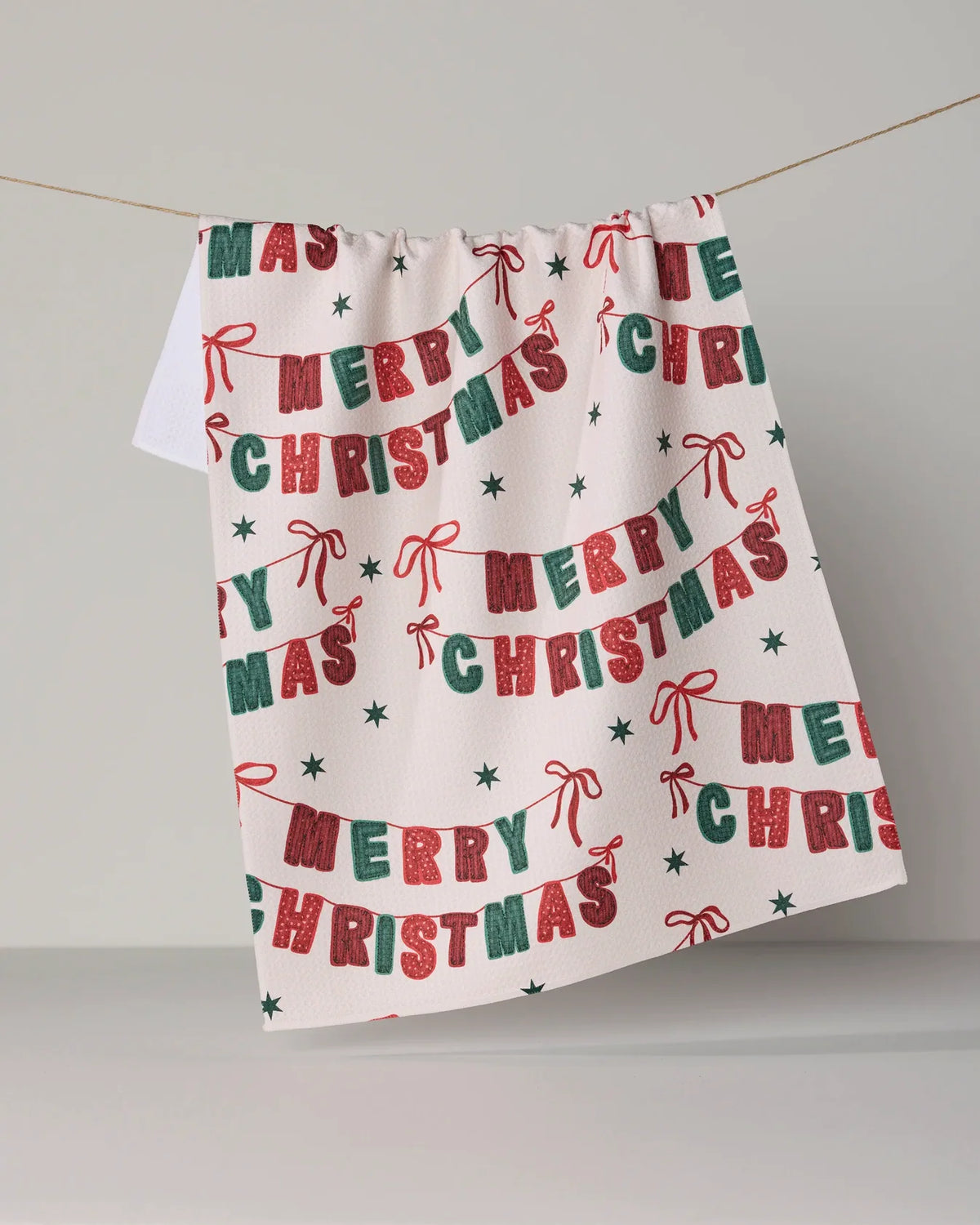 Geometry - Tea Towel Christmas Banner